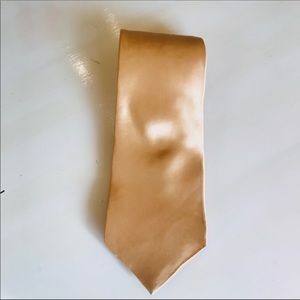 Davide Cristafaro Silk Neck Tie Gold Canada Made